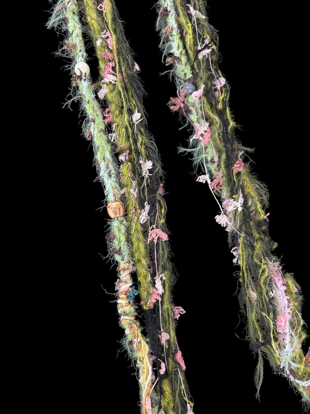 StellarPride Woodland Fairy Headband With Beaded Tassel Strands