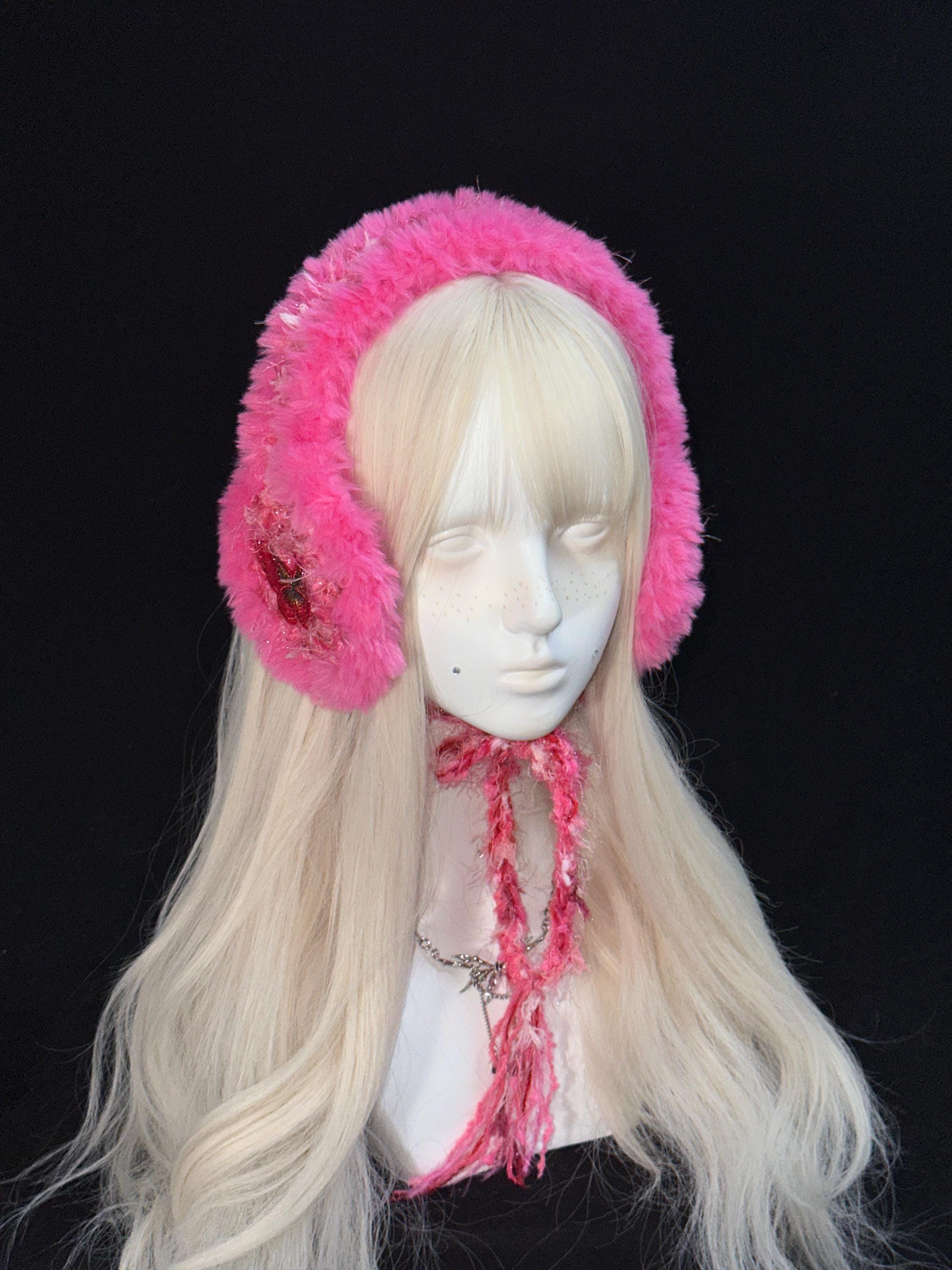 Custom Color Butterfly Crochet Ear Warmer Handmade Bohemian Style