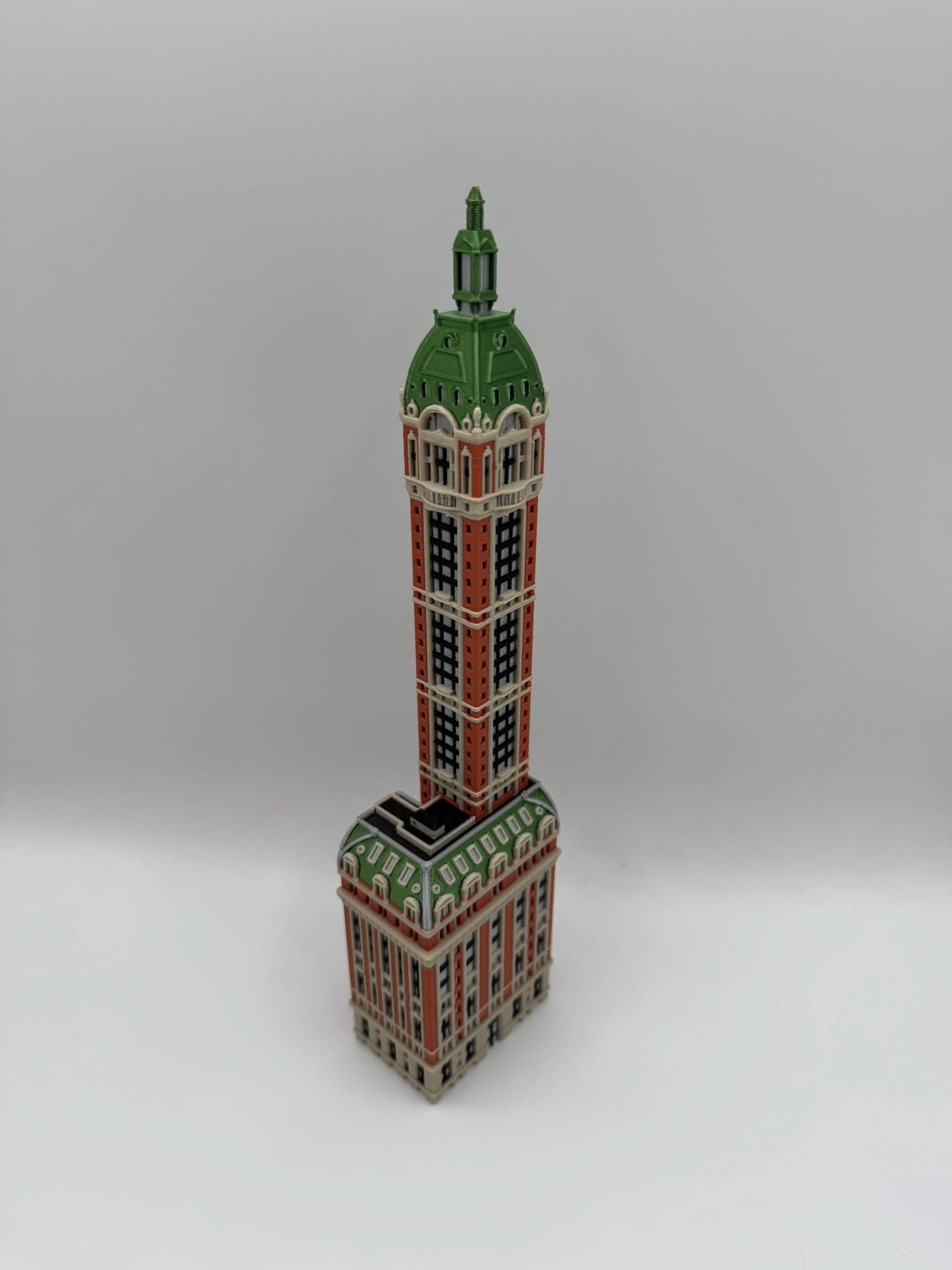 StarsoftheCity Singer Building Model 3D Printed Full Color