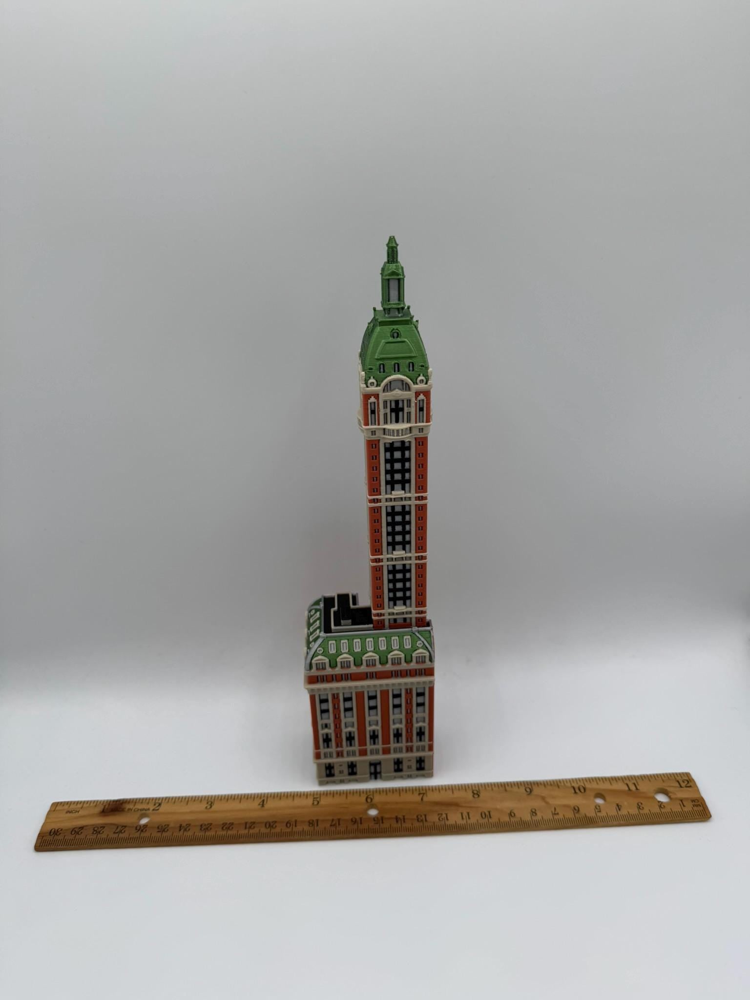 StarsoftheCity Singer Building Model 3D Printed Full Color