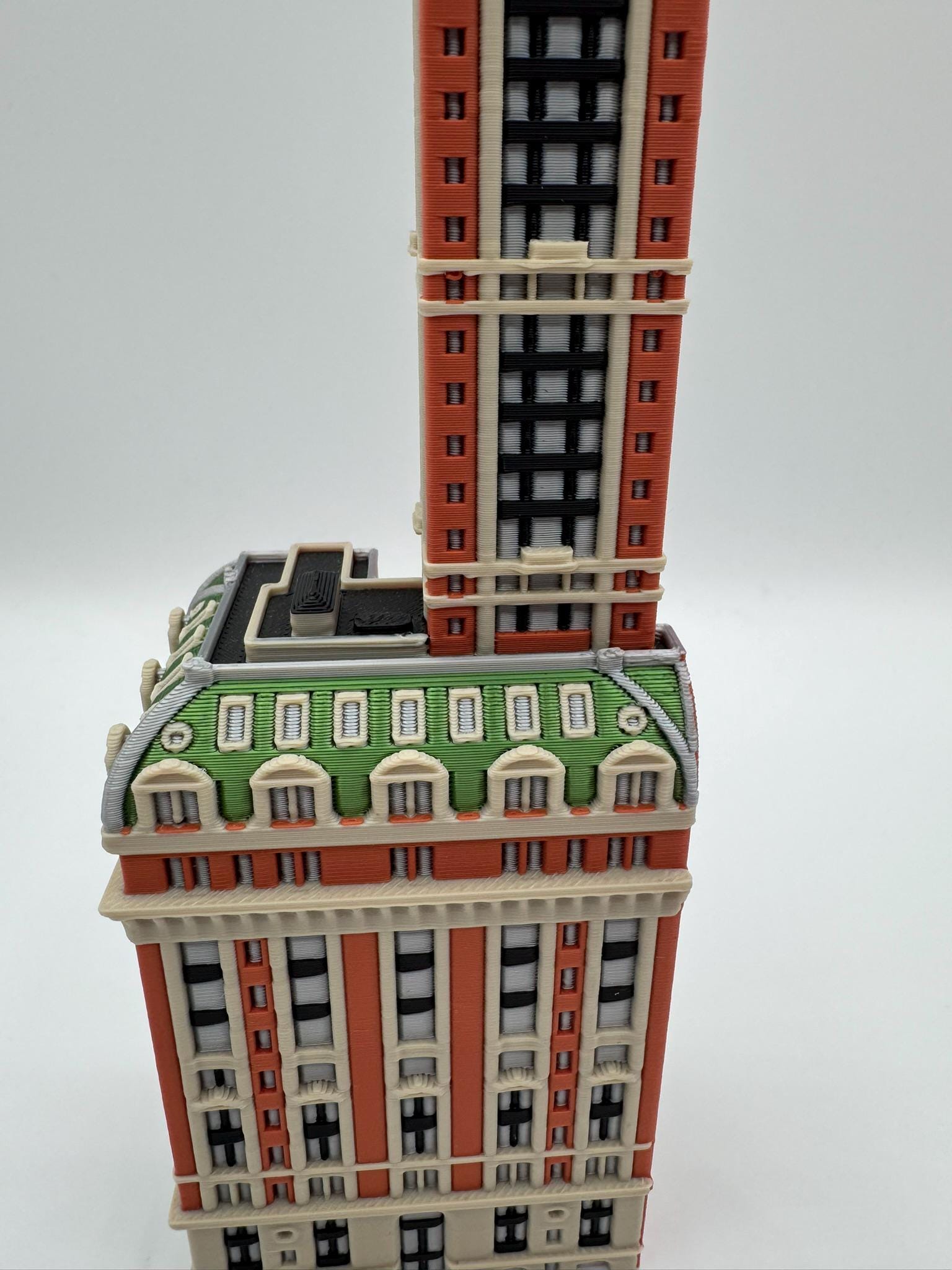 StarsoftheCity Singer Building Model 3D Printed Full Color