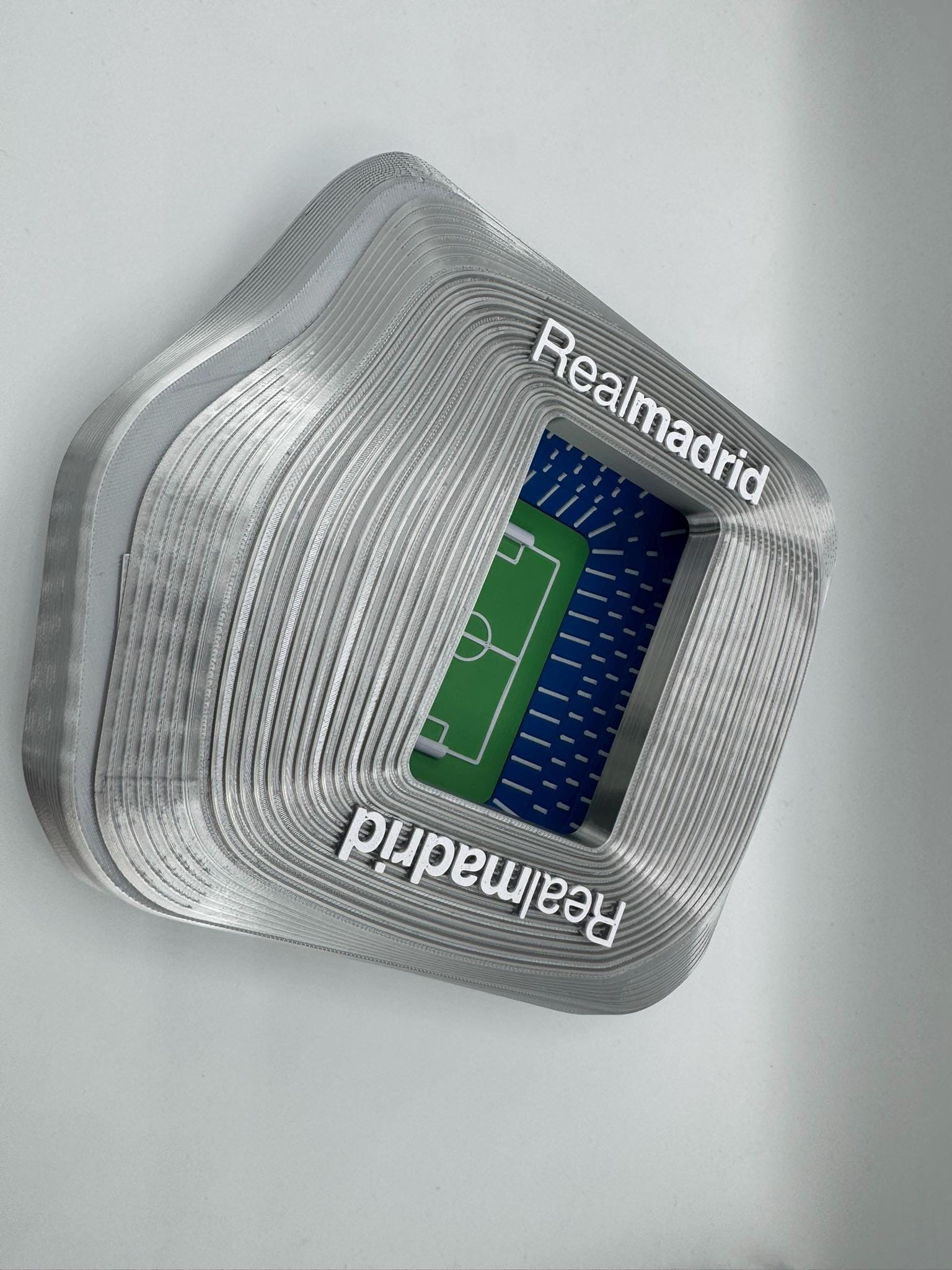 StarsoftheCity Bernabéu Stadium 3D Printed Model Multicolor