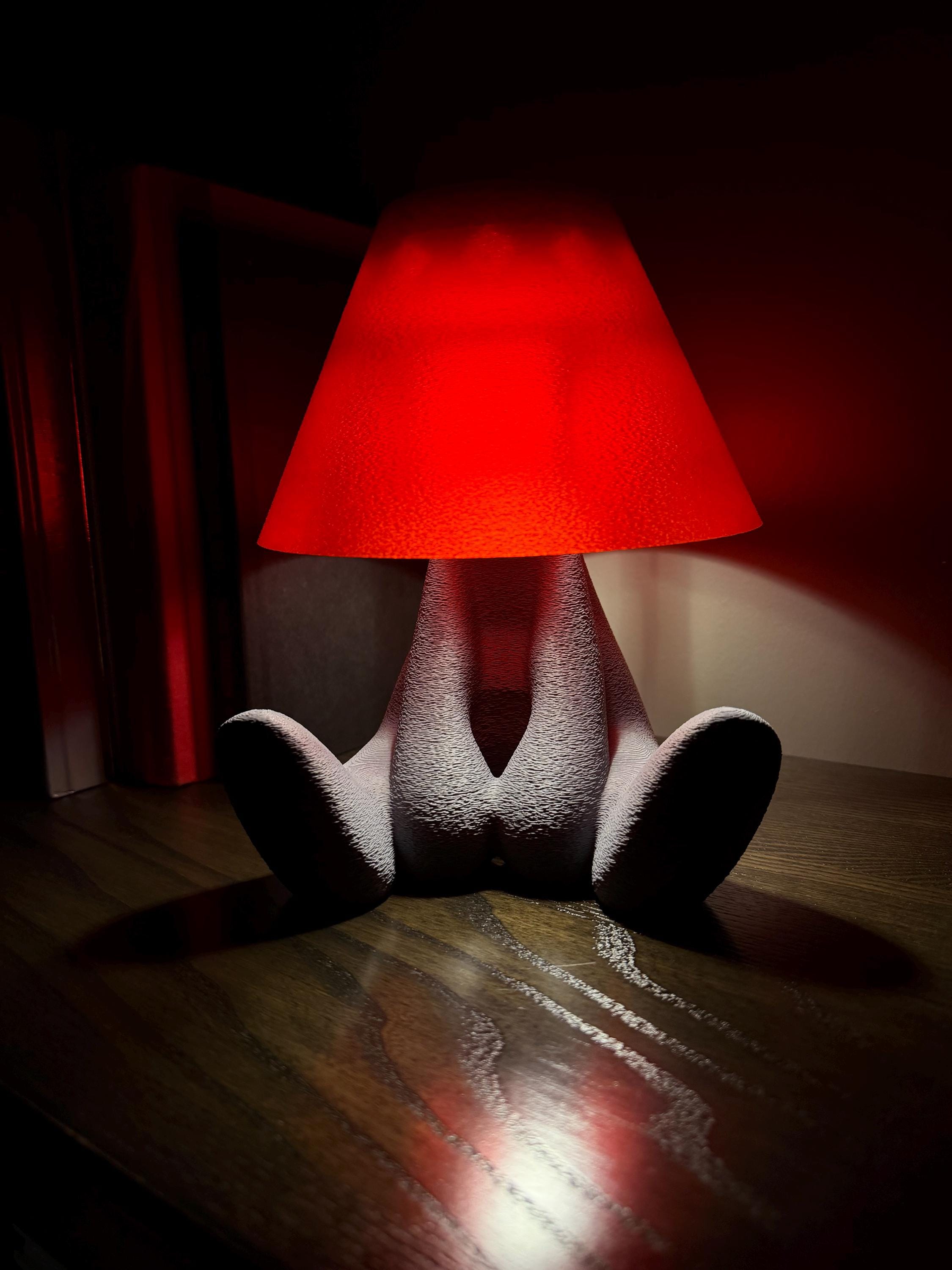 bostonhomestudio Shy Buddy Lamp Cordless Tap LED Night Light 9in