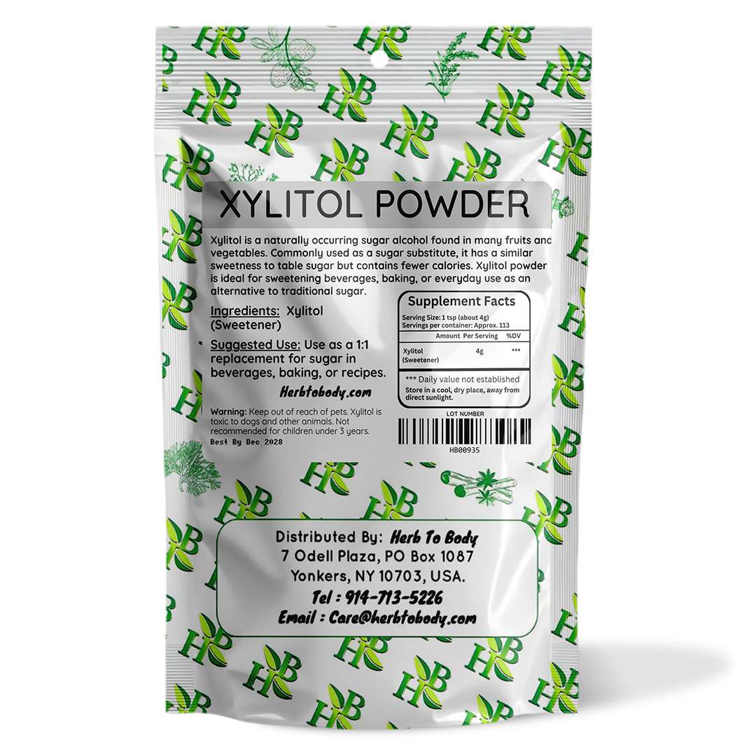 Xylitol Powder Natural Sugar Substitute 4oz and 1lb